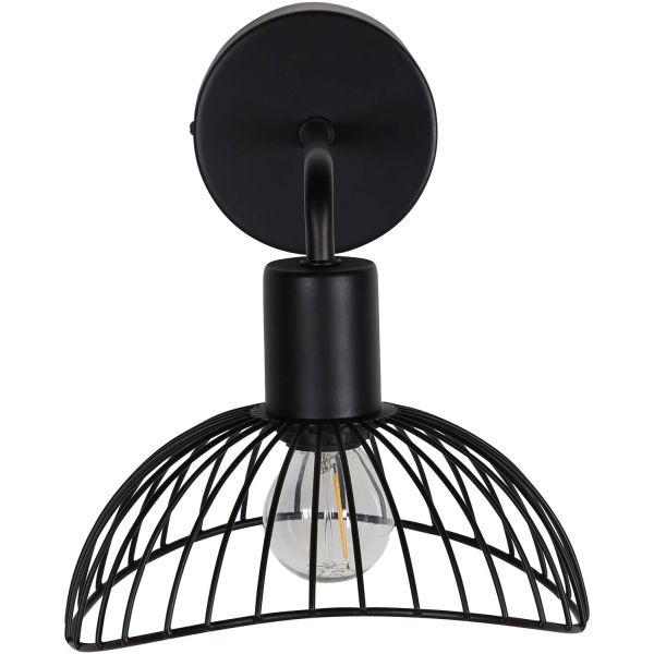 Applique en acier filiaire noir Elsa - 34,90