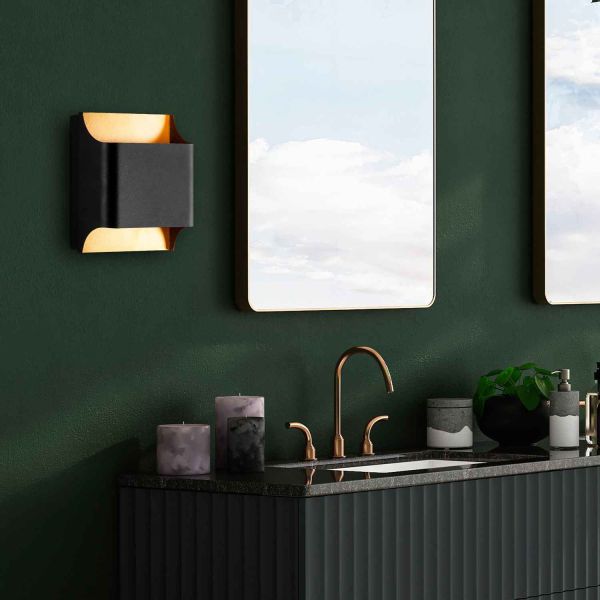 Applique en métal 25 x 25 x 11 cm Bera - HANAH HOME