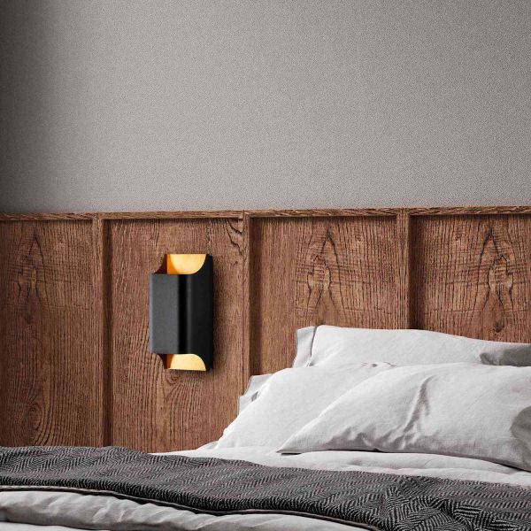 Applique en métal 15 x 30 x 11 cm Bera - HANAH HOME