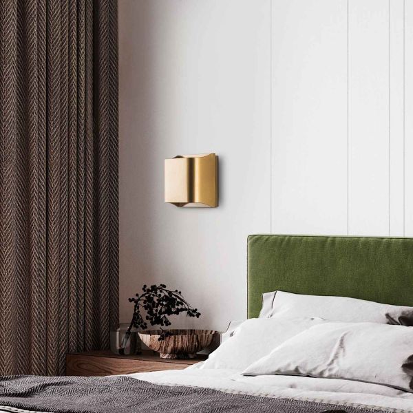 Applique en métal 15 x 15 x 11 cm Bera - HANAH HOME