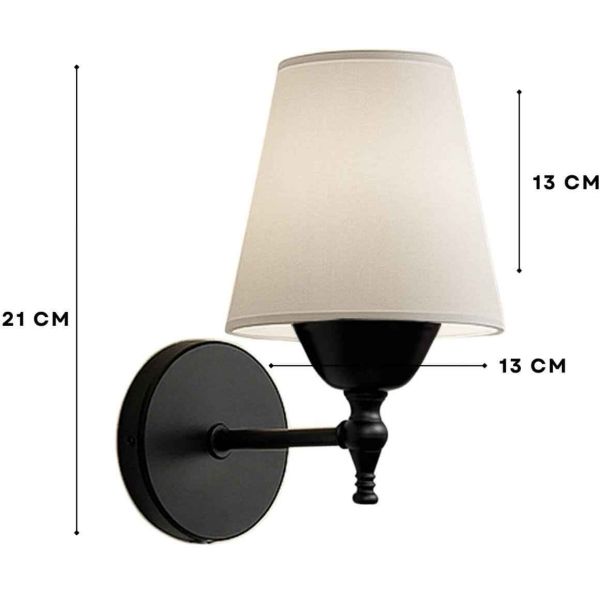 Applique en métal et PVC Sally - ASI-2484