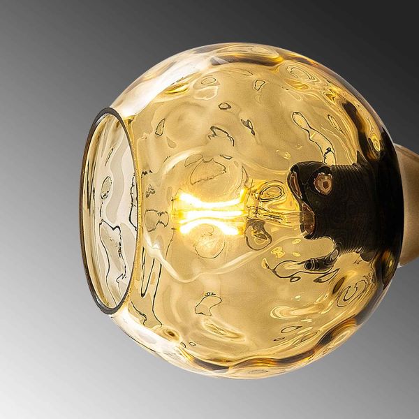 Applique en métal et verre Benek - 87,90