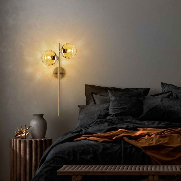 Applique en métal et verre Benek - 6