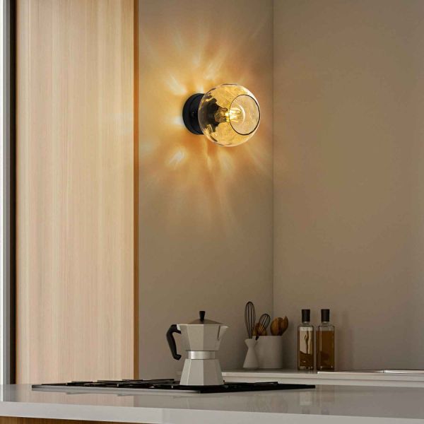 Applique en métal et verre Benek - 5