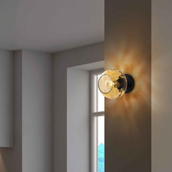 Applique en métal et verre Benek - 6