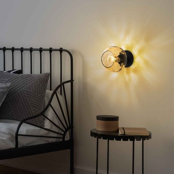 Applique en métal et verre Benek - HANAH HOME