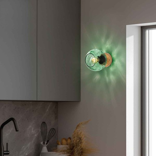 Applique en métal et verre Benek - 6