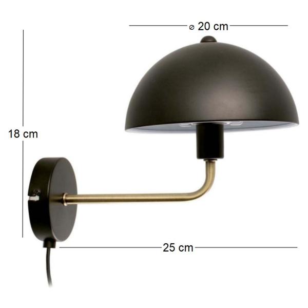 Applique murale en métal Bonnet - 5