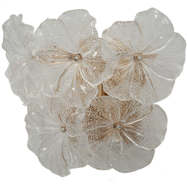 Applique murale en verre Ibiscus 33 x 17 x 28 cm - 49,90