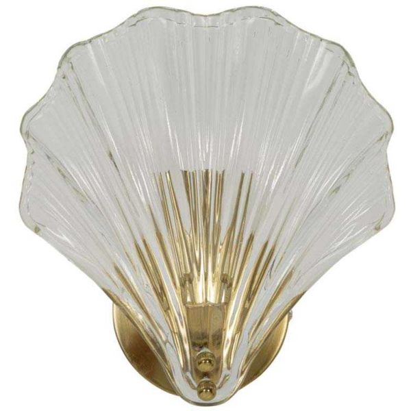 Applique murale en verre Shell 20 x 14 x 22 cm - 29,90