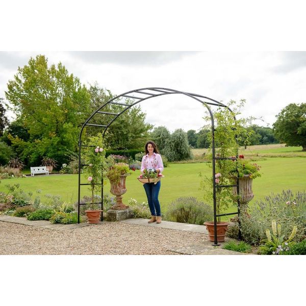 Arche de jardin 2m50 en acier galvanisé Ellipse - HAR-0102