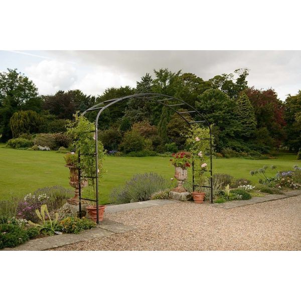 Arche de jardin 2m50 en acier galvanisé Ellipse - HARROD HORTICULTURAL