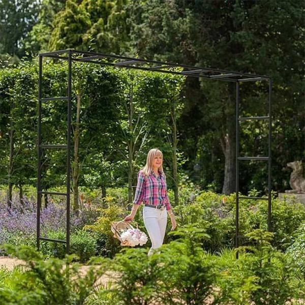 Arche de jardin carrée en acier galvanisé Square - HARROD HORTICULTURAL