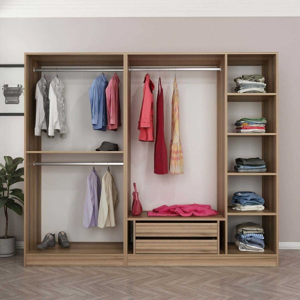 Armoire en aggloméré et verre Kale Plus - 5