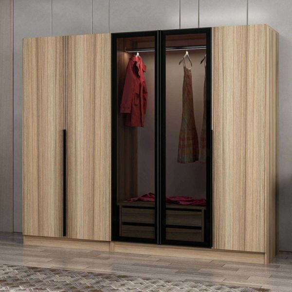 Armoire en aggloméré et verre Kale Plus - 7