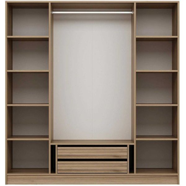 Armoire en aggloméré et verre Kale Plus - 949