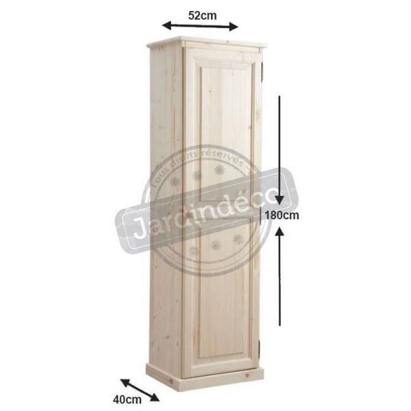 Armoire en bois brut - AUB-0111