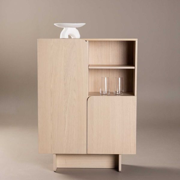 Armoire avec étagères et 2 portes Tyresö - VIND