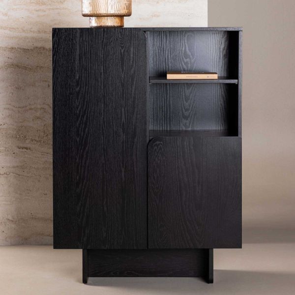 Armoire avec étagères et 2 portes Tyresö - VIND