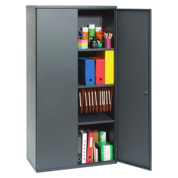 Armoire métallique anthracite Brico - 7