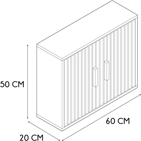 Armoire murale en bois Klaus - CMP-5041