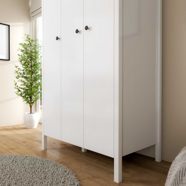 Armoire 3 portes en aggloméré Frannie - 6