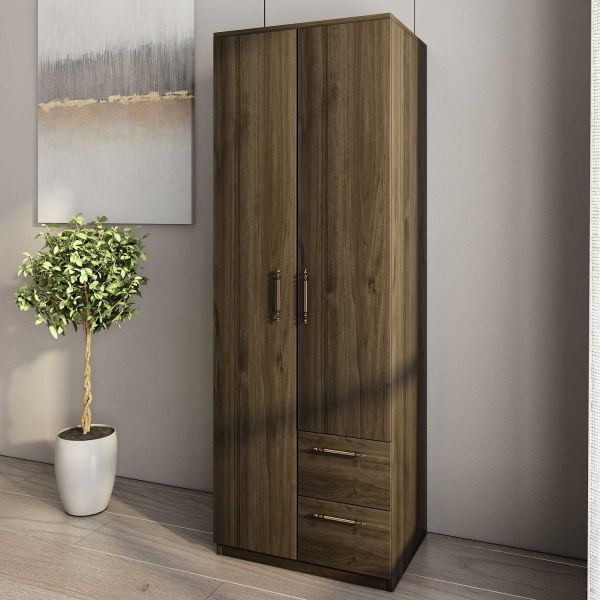 Armoire 2 portes, 2 tiroirs Merlin - 6