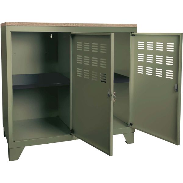 Armoire de rangement métal 2 portes - PHS-0426