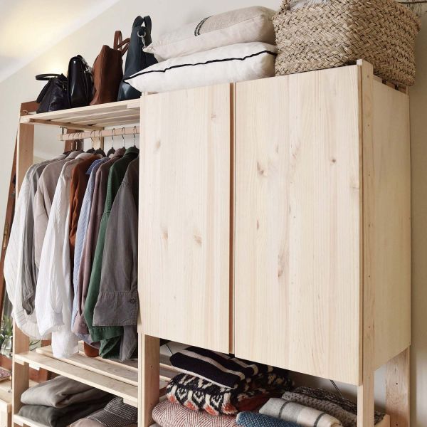 Armoire de rangement en pin massif Nova - ASTIGARRAGA