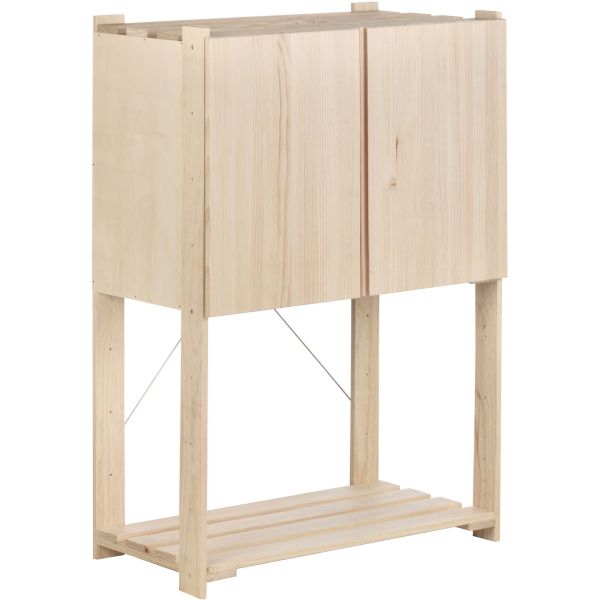 Armoire de rangement en pin massif Nova - 64,90