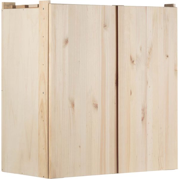 Armoire de rangement en pin massif Nova