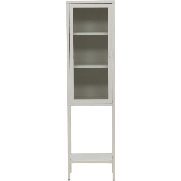 Armoire vitrée avec étagère en acier Misha - 159