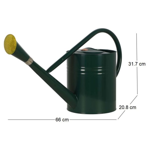 Arrosoir en métal vert 7 L - 8