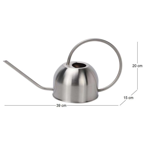 Arrosoir rond en inox 1.5 litres - GUILLOUARD