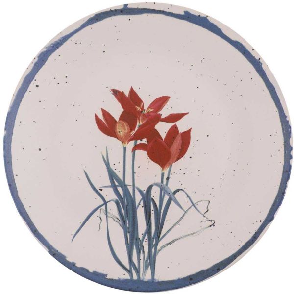 Assiette en céramique Vintage flower 25 cm (Lot de 6) - 39,90