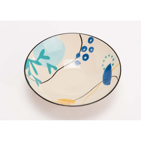 Assiette creuse en grès Calypso - 72,80
