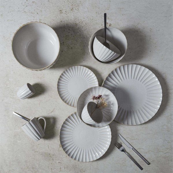 Assiette en grès Vlora(Lot de 6) - 7