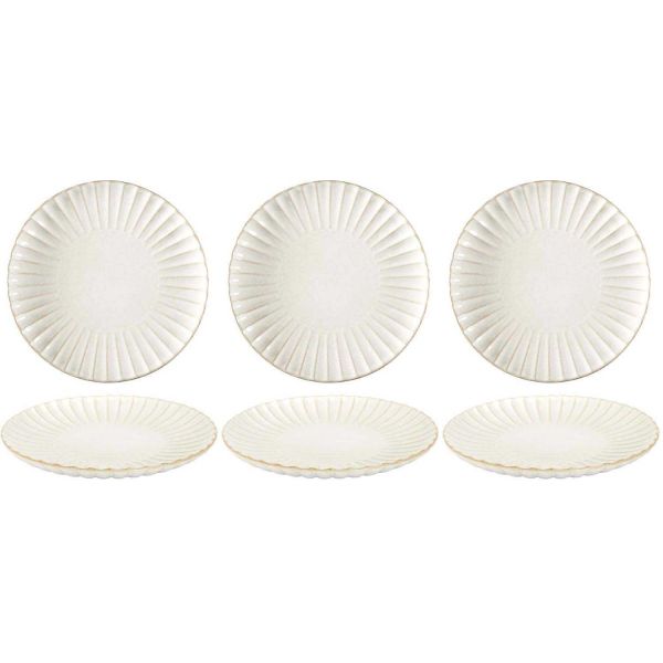 Assiette en grès Vlora(Lot de 6)