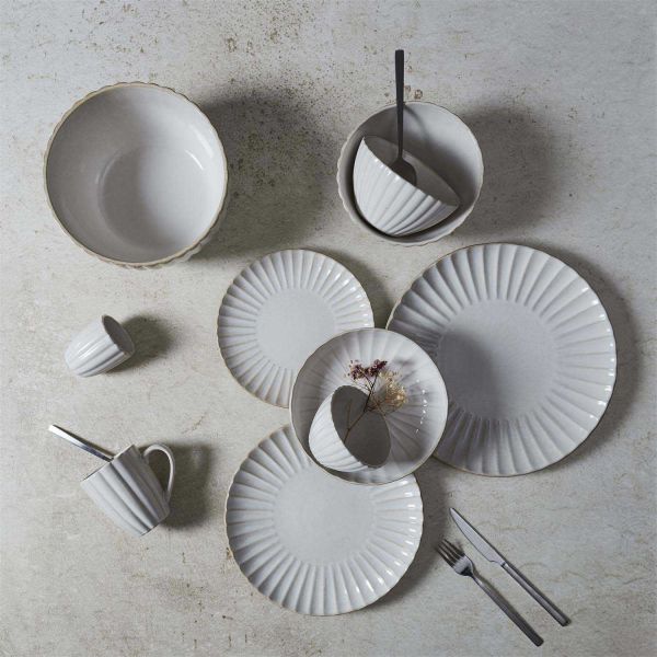 Assiette en grès Vlora(Lot de 6) - 7
