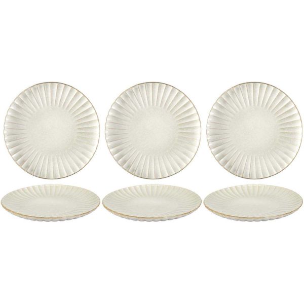 Assiette en grès Vlora(Lot de 6)