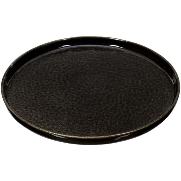 Assiette en grès noir Tokyo (Lot de 6) - CMP-4187