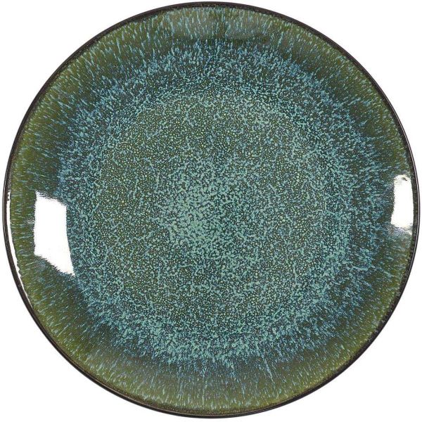 Assiette en grès vert Elia (Lot de 6) - CMP-5094