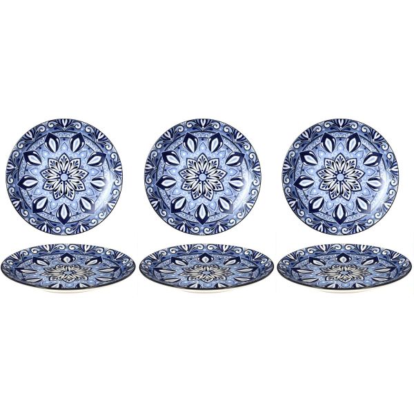 Assiette plate Jaipur (Lot de 6)