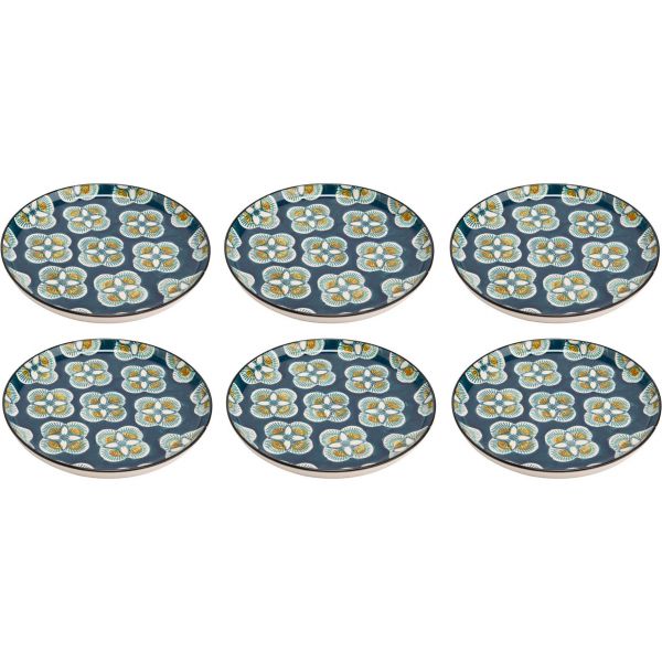 Assiette plate à motifs Imany (Lot de 6)