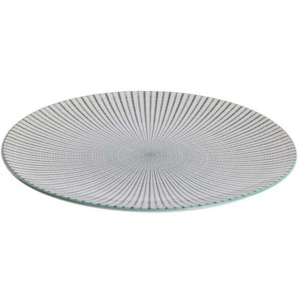 Assiette plate en porcelaine My Little Market 26.5 cm (Lot de 2) - 5