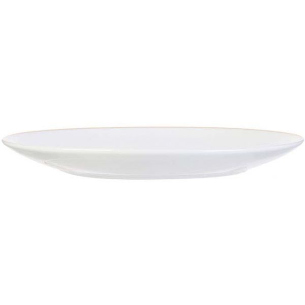 Assiette en porcelaine avec liseré doré (Lot de 6) - CMP-3335