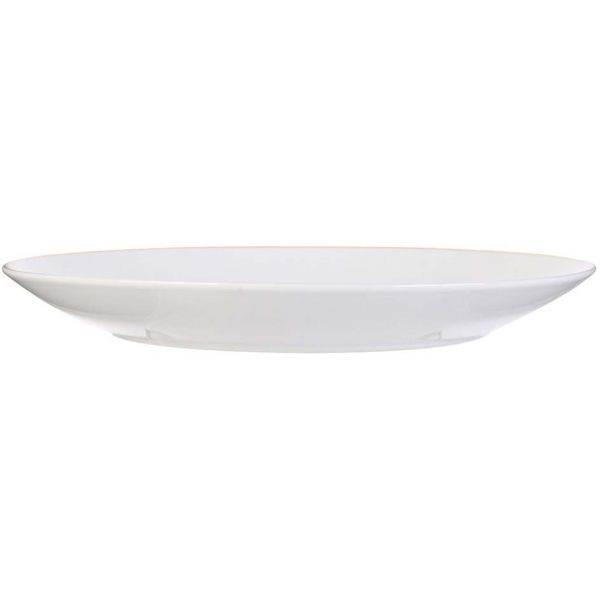 Assiette en porcelaine avec liseré doré - CMP-2449