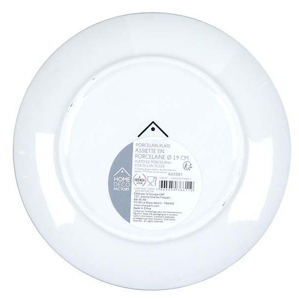 Assiettes en porcelaine décorée Mandala (Lot de 6) - 24,90