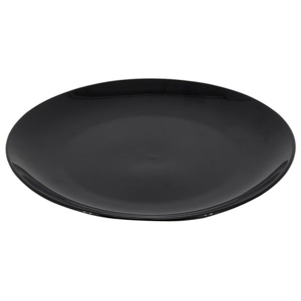 Assiettes en porcelaine noire (lot de 6) - AUBRY GASPARD