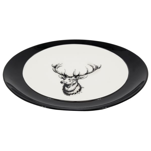 Assiettes en porcelaine noire (lot de 6) - 44,90